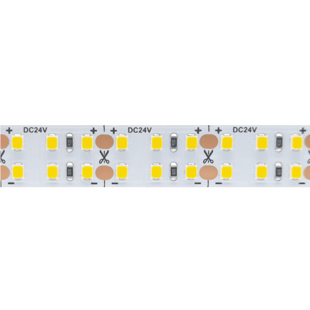 ^LED SMD STRIP 24V DC 40W/M 3000K 4120LM/M IP20 15MM CRI80 OSRAM 2835 240LEDS/M 3SDCM 5M REEL 5YRS   -24408030